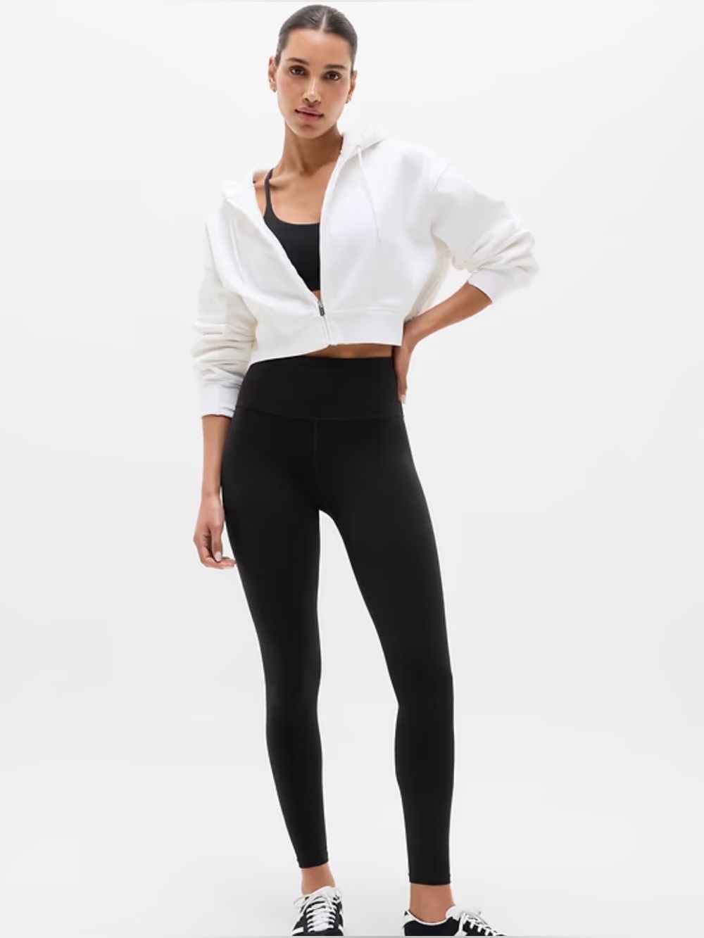 Athleta Ultra High Rise Elation Leggings Black, size S, EUC!